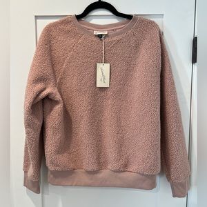 Brand New Pink Sherpa Sweatshirt